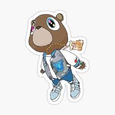 Pegatina, vinilo y funda para iphone, funda/vinilo para samsung galaxy, taza, taza de viaje, or tarjeta de felicitación. Kanye Bear Gifts Merchandise Redbubble