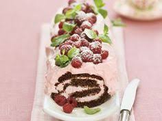 Himbeerrolle Rezept Himbeerrolle Himbeeren Rezepte