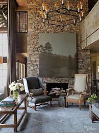 Stacked stone fireplaces for today's homes. Stacked Stone Fireplace Ideas Better Homes Gardens