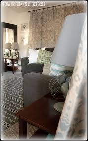 Stencil rustic bedroom furniture, reclaimed pallet furniture, modern furniture, painting wood. Remodelaholic Damask Stenciled Curtain Tutorial