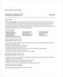 Teacher Resume Examples - 23+ Free Word, PDF Documents Download ...