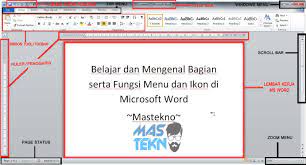 File menu file berfungsi untuk membuat, membuka, menyimpan, mencetak, mengatur ukuran halaman hingga menutup suatu dokumen yang kita buat. Bagian Bagian Word Fungsi Icon Menu Di Microsoft Word