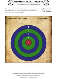 Great for sighting in any rifle, pistol, shotgun, bow or air gun. Vintage Style 17cm Targets Shooting Skull Targets