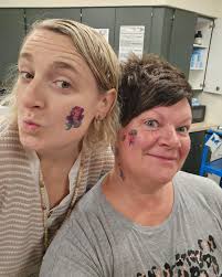 Thank you to our staff for participating in our “Tat the Teacher”  fundraiser today. Here are just a few of our participants! All proceeds go  towards student activities for the year. Stay