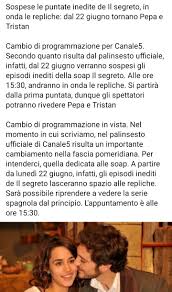 Le trame, i personaggi, le puntate le anticipazioni spagnole della soap opera il segreto ci svelano che francisca rapirà ines e farà sposare bosco con. Il Segreto Anticipazioni Direttamente Dalla Spagna Home Facebook