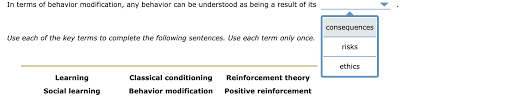 Ignoring a child's temper tantrum but rewarding that child's polite behavior is an example of a behavior. Solved In Terms Of Behavior Modification Any Behavior Ca Chegg Com