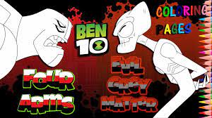 Ben 10 Colouring Page Activity For Kids How To Color Kevin 11 Evil Grey Matter And Fourarms Cool Coloring Pages Toddler Coloring Book Coloring Pages