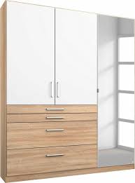 Kleiderschrank in champagner mit spiegel und schubladen elmira. Rauch Blue Kleiderschrank Harburg Mit Spiegel Otto