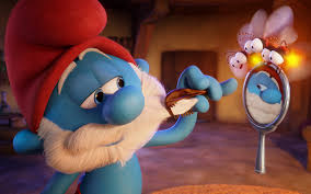 Download Wallpapers Smurfs The Lost Village 2017 Smurfs 3 Papa Smurf Besthqwallpapers Com Smurfs Papa Smurf Smurfette