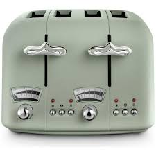 Delonghi Ct04gr Grille Pain 4 Fentes Argento Flora 1800w Vert Puissance 1800 Watts 4 Tranches Larges Fentes Avec Une Achat Vente Grille Pain Toaster Cdiscount