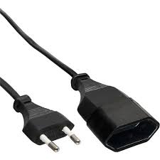 Der eurostecker (en 50075, auch benannt als typ c „cee 7/16, 250v/2.5a) ist symmetrisch zweipolig und schließt schutzisolierte geräte der klasse ii mit geringer leistung bis zu einem strom von maximal 250 volt 2,5 ampere ans niederspannungsnetz an. 2m Euro Verlangerung Eurostecker An Eurokupplung Schwarz 16682s Kvm Extender Kvm Switches Lcd Konsolen Kvm Produkte Von Profis