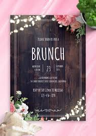 Customize your invitation — make it creative and meaningful with our handy design. Download Printable Elegant Greenery Brunch Invitation Pdf