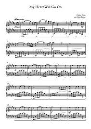 My Heart Will Go On Partition Gratuite Partitions De Chansons Chanson Partitions Gratuites