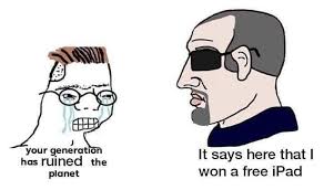 The Eternal Conflict Yes Chad In 2021 Funny School Memes Funny Memes Memes