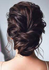 46 Unforgettable Wedding Hairstyles For Long Hair 2019 Simple Updo Hairstyle Low Bun Frisur Hochzeit Hochzeitsfrisuren Frisur Ideen