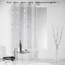 Les voilages représentent la touche finale personnelle qui crée l'ambiance que vous souhaitez donner à votre intérieur. Voilage 140 X 240 Cm Infinity Blanc Rideau Voilage Store Eminza