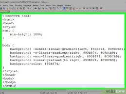 There are many colors one can use while designing web pages. 4 Ways To Set Background Color In Html Wikihow