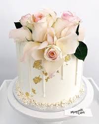 40th Birthday Flowers For Her Happy Birthday Grace Happy Birthday Cakes For Women Fresh Flower Cake Happy Birthday Cakes