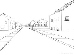 'through children's eyes' portal is a virtual gallery of creativity. House Sketch One Point Perspective House Sketch