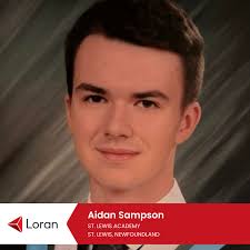 Meet Aidan Sampson, St. Lewis Academy student from St. Lewis, NL. Aidan is  the president of his school's student council. He holds the position of  Master Corporal in his local Junior Canadian