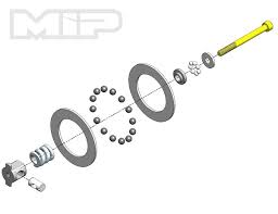 Mip Super Diff Carbide Rebuild Kit Tlr 22 Series 17065 Mip Online