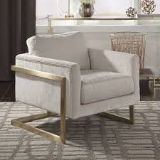 Modern Ivory Accent Chair W Floating Back Accent Chairs Luxury Chairs Furniture