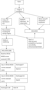 figure flow chart showing patients course from screening