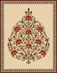 Mughal flower motif stock illustration 1372594781. Seamless Indian Mughal Flower Motif Stock Photo 122513818 Mughal Art Paintings Mughal Paintings Persian Art Painting