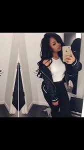 Black And White Crop Top For Girls Sweater Jumper Hipster Retro 90s Style Grunge Vintage Red Cute Cool Tumblr Teenagers Girl Oversized Fashion Cute Outfits Style