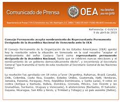 Representing more than 48,000 public education employees, the oregon education association (oea) provides a strong, positive voice for educators in oregon. Oea On Twitter Oeaconvzla Cp Oea Acepta Nombramiento De Representante Permanente Designado De La Asambleave Ante La Oea Gustavo Tarrebriceno Https T Co Uxro88rp2j Https T Co E0fztvycqg