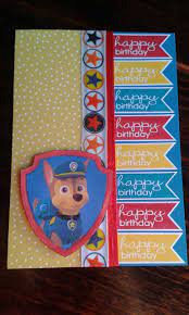 Weitere ideen zu kindergeburtstag, paw patrol, party ideen. 12 Crystal Ideas Kids Cards Paw Patrol Birthday Card Paw Patrol