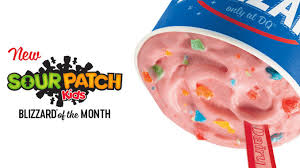 Dairy Queen Introduces New Sour Patch Kids Blizzard Chew Boom