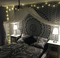 Indian Black Mandala Tapestry Aesthetic Bedroom Room Ideas Bedroom Bohemian Bedroom Decor