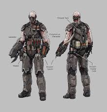 Artstation Strogg Class Meditek Splash Damage In 2020 Alien Character War Art Character Inspiration