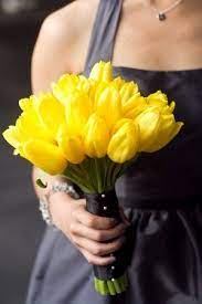 Check spelling or type a new query. Real Weddings Christine Eugene Tulip Wedding Yellow Tulips Yellow Wedding Bouquet