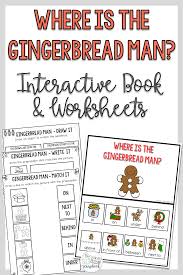 Gingerbread Man Prepositions Pack Christmas Speech Therapy Language Therapy Activities Interactive Book