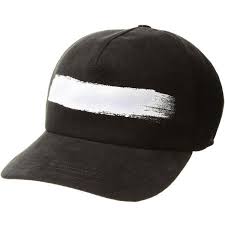 Neil Barrett Brush Stroke Baseball Cap Black Off White Caps 302 Liked On Polyvore Featuring Men S Fashion Men S Brimmed Hats Hats For Men Mens Fashion