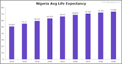Image result for life expectancy nigeria