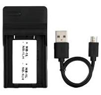 Norifon NB-1L USB Cargador para Canon Digital IXUS 300, 320, 330, 400, 430,  500, V, V2, V3, IXY Digital 200, 300, 320, 400, 430, 450, 500, S230, S330,  ...