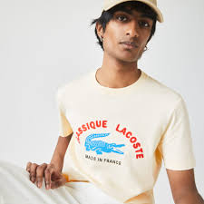 Your embroidered t shirts will turn out great! Men S Made In France Embroidered Organic Cotton T Shirt Lacoste