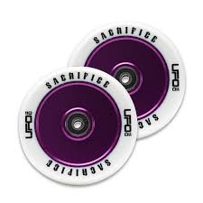 Oh. that next comment was softer. Ufo Wheels White Purple Sold As Pair Full House Distribution