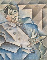 Липпом в кафе де флор 1932. Portrat Von Pablo Picasso Von Juan Gris 15444
