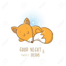 Cliquez sur l'image pour avoir la version prête à imprimer. Carte Avec Mignon Renard Endormi Dessin Anime Petit Drole D Animal Heure Du Coucher Illustration Pour Enfants Image Vectorielle Clip Art Libres De Droits Vecteurs Et Illustration Image 57450198