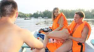 Cute broad enjoys MMF threesome fuck in the boat - RAT.XXX
