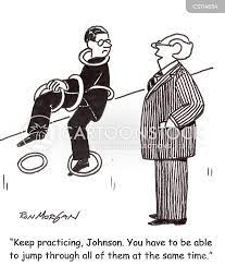 Jumping Through Hoops Cartoons And Comics Funny Pictures From Cartoonstock