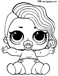 Lil Treasure L O L Surprise Doll Coloring Page Coloring Pages Color Treasures