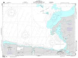 Nga Nautical Chart 26140 Approaches To Manzanillo Bay
