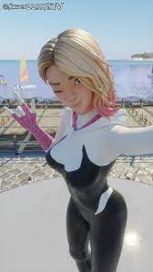 fortnite gwen stacy marvel marvel comics silver2299 spider-gwen  spider-gwen (fortnite) spider-man: into the spider-verse spider-man  (series) 