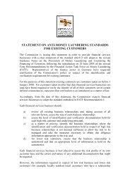 Covering letter to bank for change in signatory. Finansbank Anti Money Laundering Know Your Customer Procedure