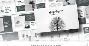Best minimal powerpoint templates trending in 2021 Aesthetic Powerpoint Template By Alonkelakon On Envato Elements